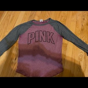 Pink Quarter Sleeve Tee